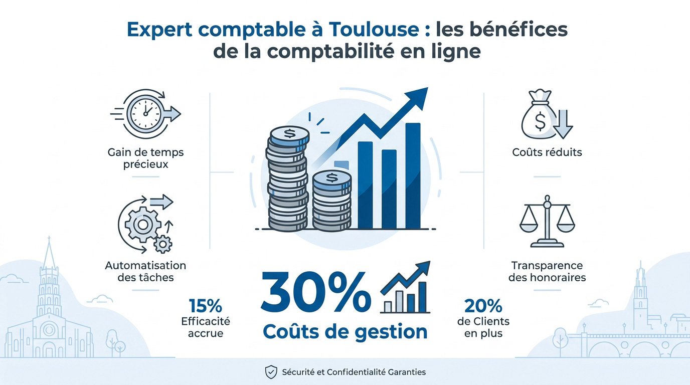 Expert comptable à Toulouse utilisant une solution de comptabilité en ligne