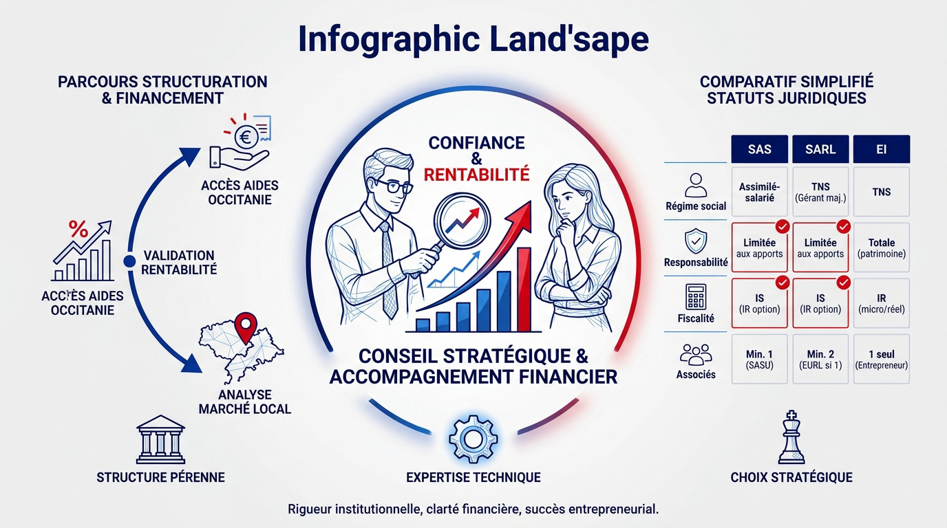 Conseil stratégique et financement création entreprise